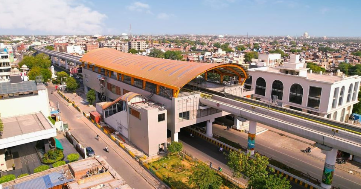 Agra Metro Stations A Blend of Modern and Heritage Features Metro