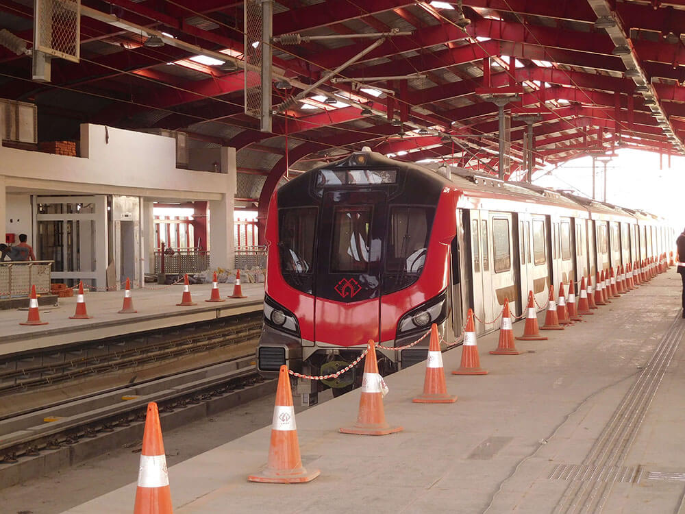 Lucknow Metro The First Oscillation Trial Under The Supervision Of RDSO Started