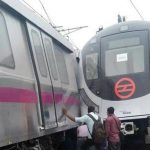 train collied in Kalindi Kunj