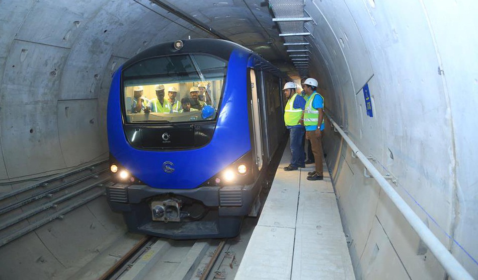 Chennai Metro | CMRL starts trial run between Saidapet and AG-DMS - Metro  Rail News