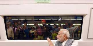 PM Modi on Metro Ride