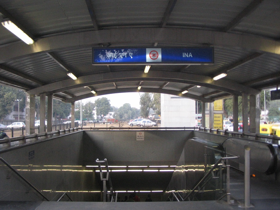 Delhi Metro's INA Metro Station