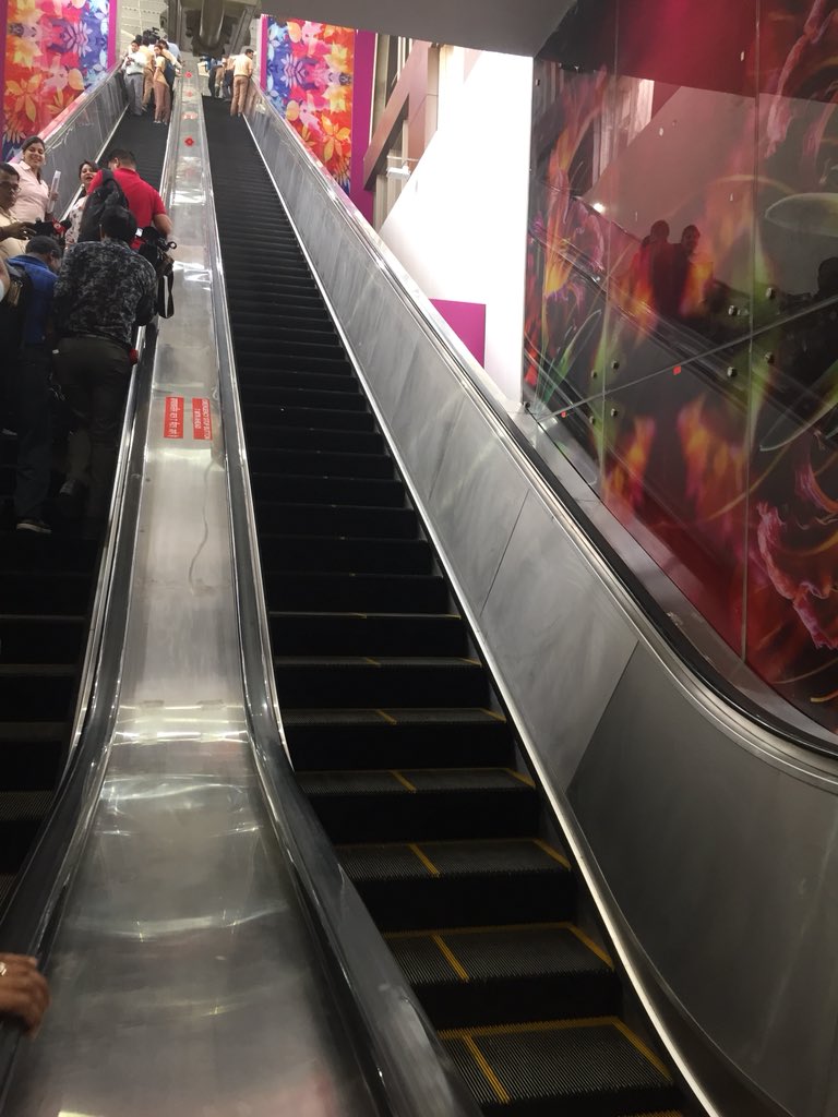India's largest escalator at Janakpuri West station