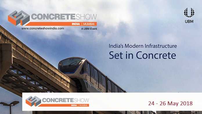 Concrete Show India 2018 Mumbai, 24-26 May 2018