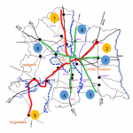 Rapid Rail Transit System Route Map