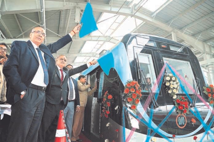 First Test Run on the Noida – Greater Noida Corridor