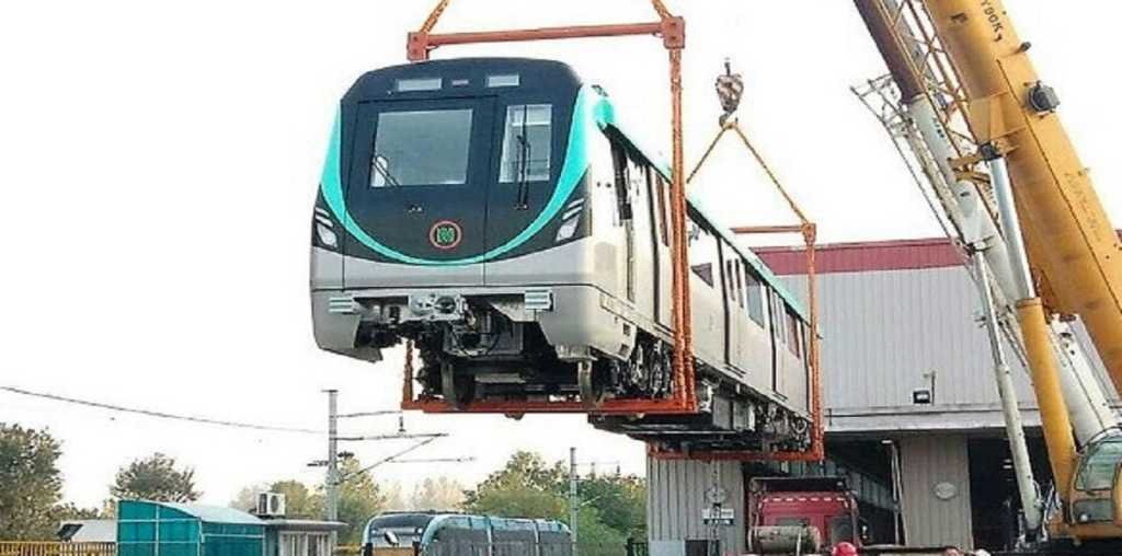 Aqua line metro on it's way from china 