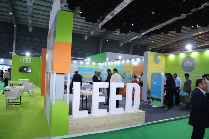 LEED booth at Greenbuild India expo