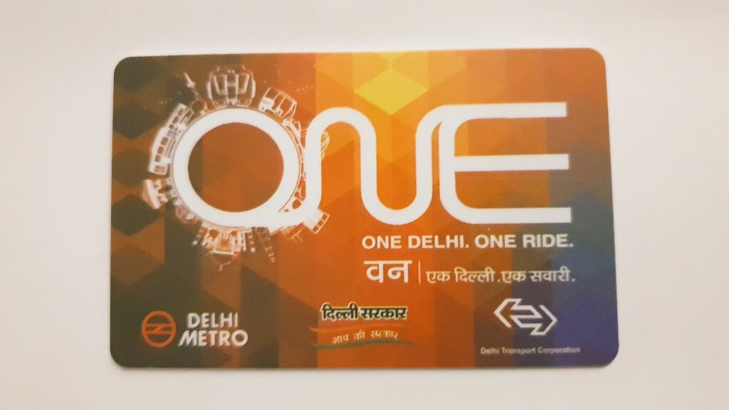 Common Mobility Card ONE for Metro & Buses in Delhi 