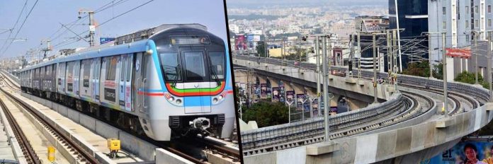 The tentative date for metro rail link to Hi-Tec City from Ameerpet interchange station (10 km) to become operational is February 15