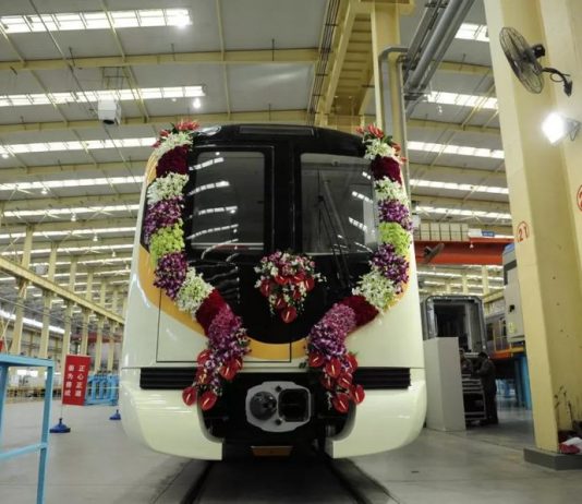 CRRC Manufactured and designed Nagpur Metro Train