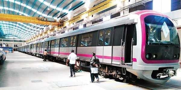 BEML received a contract for 7 Metro train sets of 6 cars configuration to augment the metro services in Bengaluru valued around Rs 400 crores