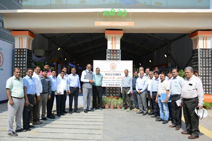 CMRS Team Inspects Nagpur Metro Project Expresses Satisfaction at the Work Progress
