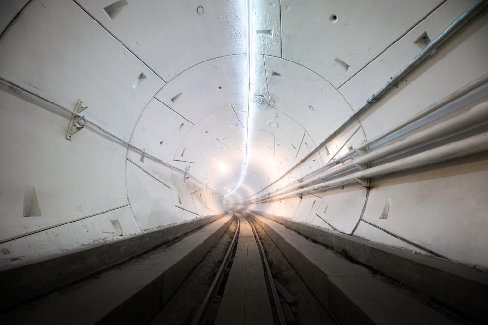 Elon Musk’s Boring Company To Build Two 35-mile tunnels from D.C. to Baltimore 5 Boring tunnel white