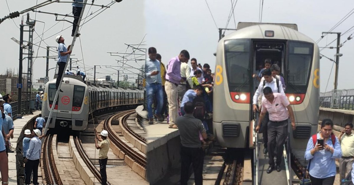 Delhi Metro's Yellow Line Services Restored After 4hour Disruption