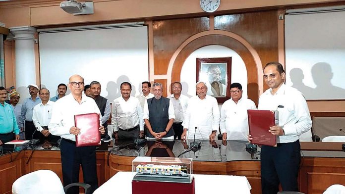 Bihar government inks MoU with DMRC for Patna Metro Rail Project