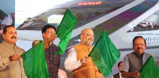Amit Shah flags off Delhi-Katra Vande Bharat Express