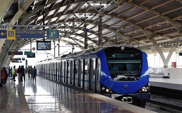 Footfalls in Chennai Metro reached at its peak in November