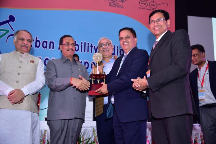 UTTAR PRADESH METRO RAIL CORPORATION(UPMRC) AWARDED AS A BEST MASS RAPID TRANSIT SYSTEM AT URBAN MOBILITY INDIA CONFERENCE 2019