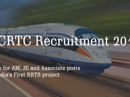 NCRTC Recruitment 2019: pply for AM, JE and Associate posts for India's First RRTS project