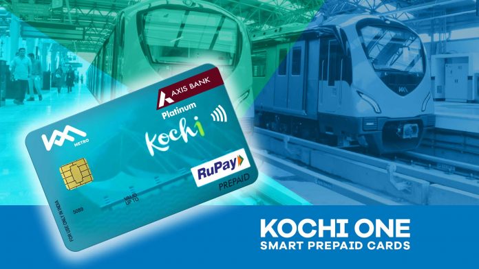 Student gets Kochi1 card to travel in metro