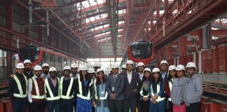 IAS officer trainees visit Uttar Pradesh Metro Rail Corporation