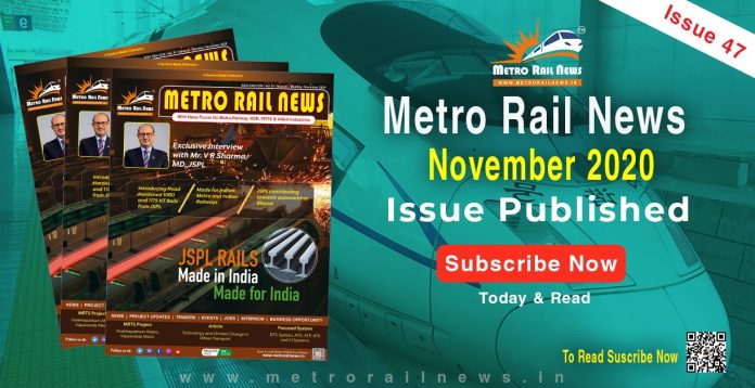 Metro Rail News Nov 2020 Issue Published