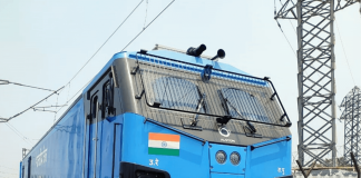 Alstom_100th eLoco delivered(100th electric locomotive to Indian Railways