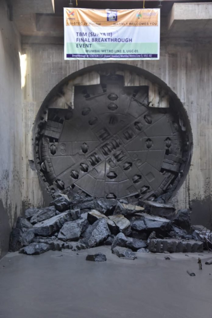 37th Breakthrough at CSMT Metro Station 37th Breakthrough at CSMT Metro Station