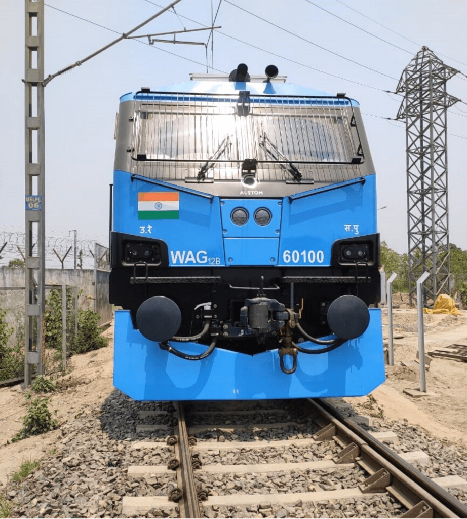 Indian Railways inducts 100th Electric of 12000 HP WAG 12 B