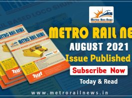 Metro Rail News Published its August 2021 Issue