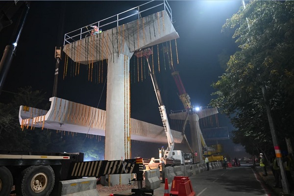 Sam India re-launched first U-Girder for the Agra Metro Phase-1 Project