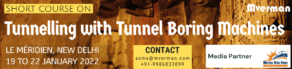 SHORT COURSE ON TUNNELLING WITH TUNNEL BORING MACHINES