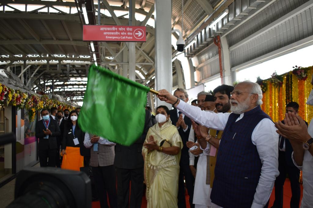 Prime Minister Shri Narendra Modi inaugurated the Pune metro rail
