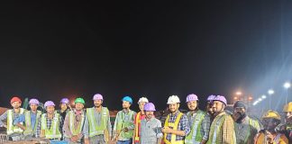 Patna Metro Pier cap casting