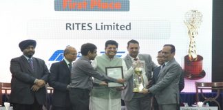 RITES wins the national award