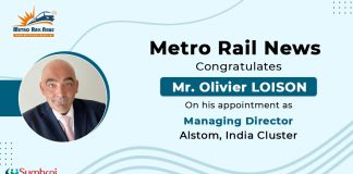 Alstom appoints Olivier Loison as the Managing Director for the India cluster,
