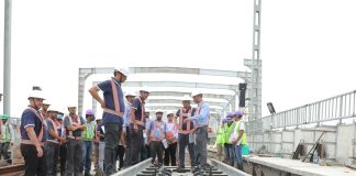 NCRTC MD, Vinay Kumar Singh inspected the progress of construction works on RRTS Corridor