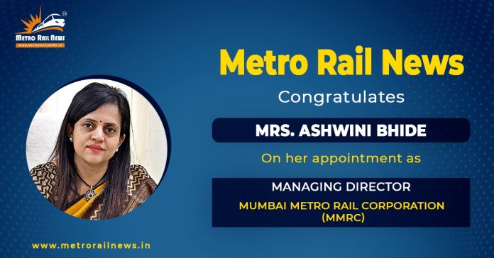 IAS Officer Ashwini Bhide appointed as MD of Mumbai Metro