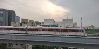 Ahmedabad Metro- Trial run on Jivraj park Line