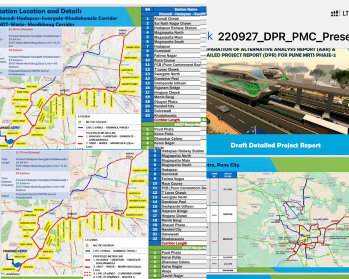 Pune metro submits draft DPR for Phase 2 to PMC