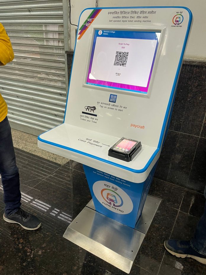 Pune Metro Installs Digital Kiosks