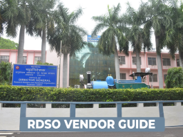 RDSO Vendor Guide