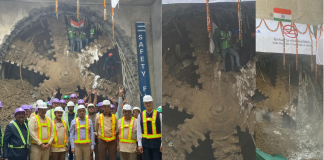 DMRC completes tunneling work between Krishna Park extn & Keshopur on Magenta line