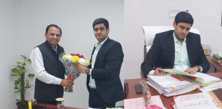 Anand Vardhan took charge as Executive Director of Noida Metro Rail Corporation