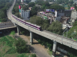 Pune-Metro-Update-Trial-run-conducted-from-Phugewadi-to-Civil-Court-to-Vanaz-station