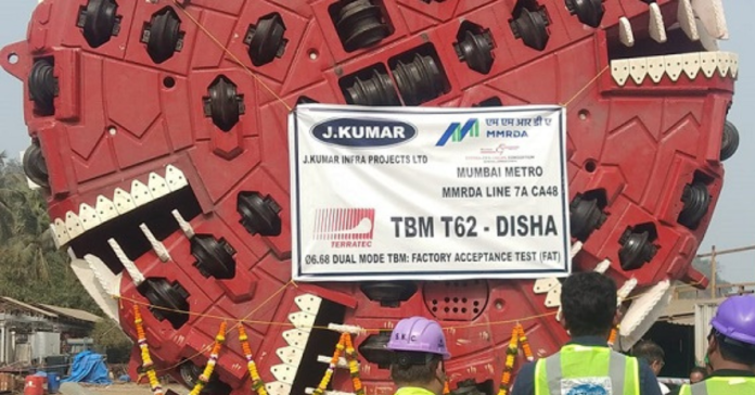 TBM Disha Factory Acceptance Test for Mumbai Metro Line 7A Project