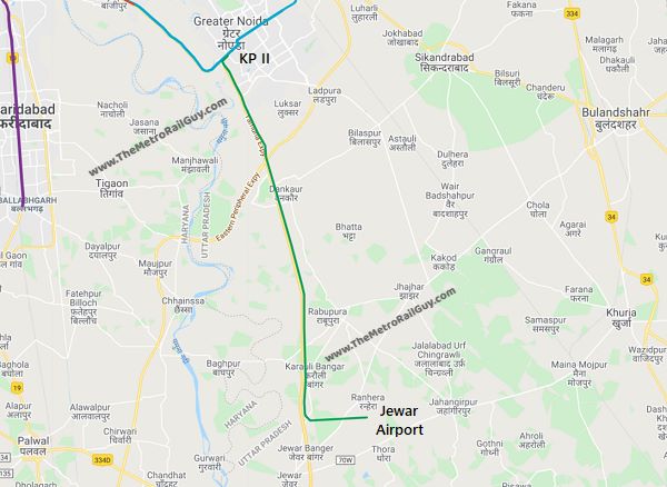 DPR Work for Gr. Noida – Jewar Airport Metro Line 