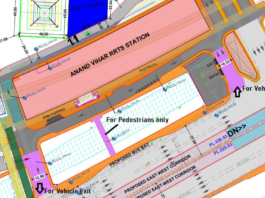 Proposed Model for Dedicated Pedestrian Bridge at Anand Vihar RAPIDX Station