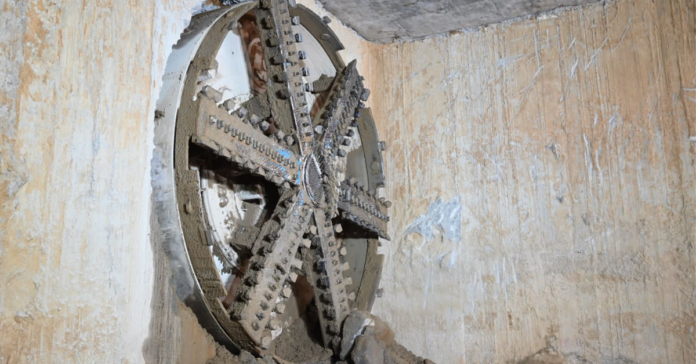 TBM Ganga achieves first breakthrough at Agra Fort Metro Station for Agra Metro Rail Project